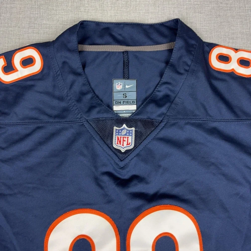 Mike Ditka Chicago Bears Jersey Mens Small Blue NFL Football Nike 89 On Field